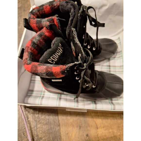 Cougar Suede Waterproof Canada Totem Duck Toe‎ Boots Womens 7 - Picture 6 of 9